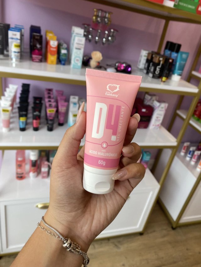 D4 Gel Lubrificante Ácido Hialurônico 60g