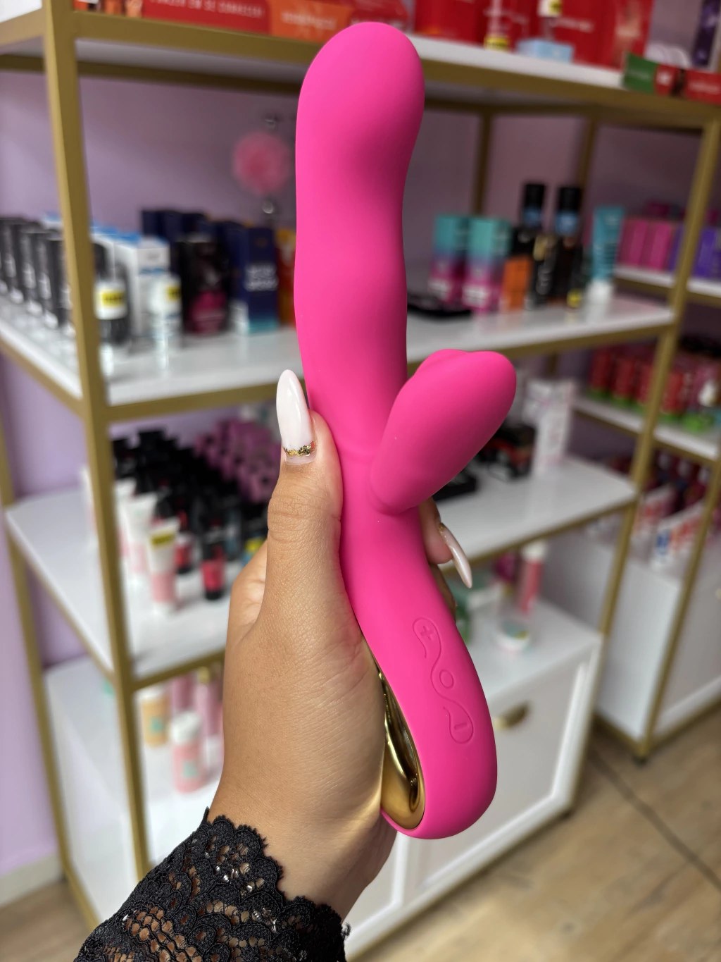 Vibrador Ponto G com Estimulador de Clitóris - Sex Angel II