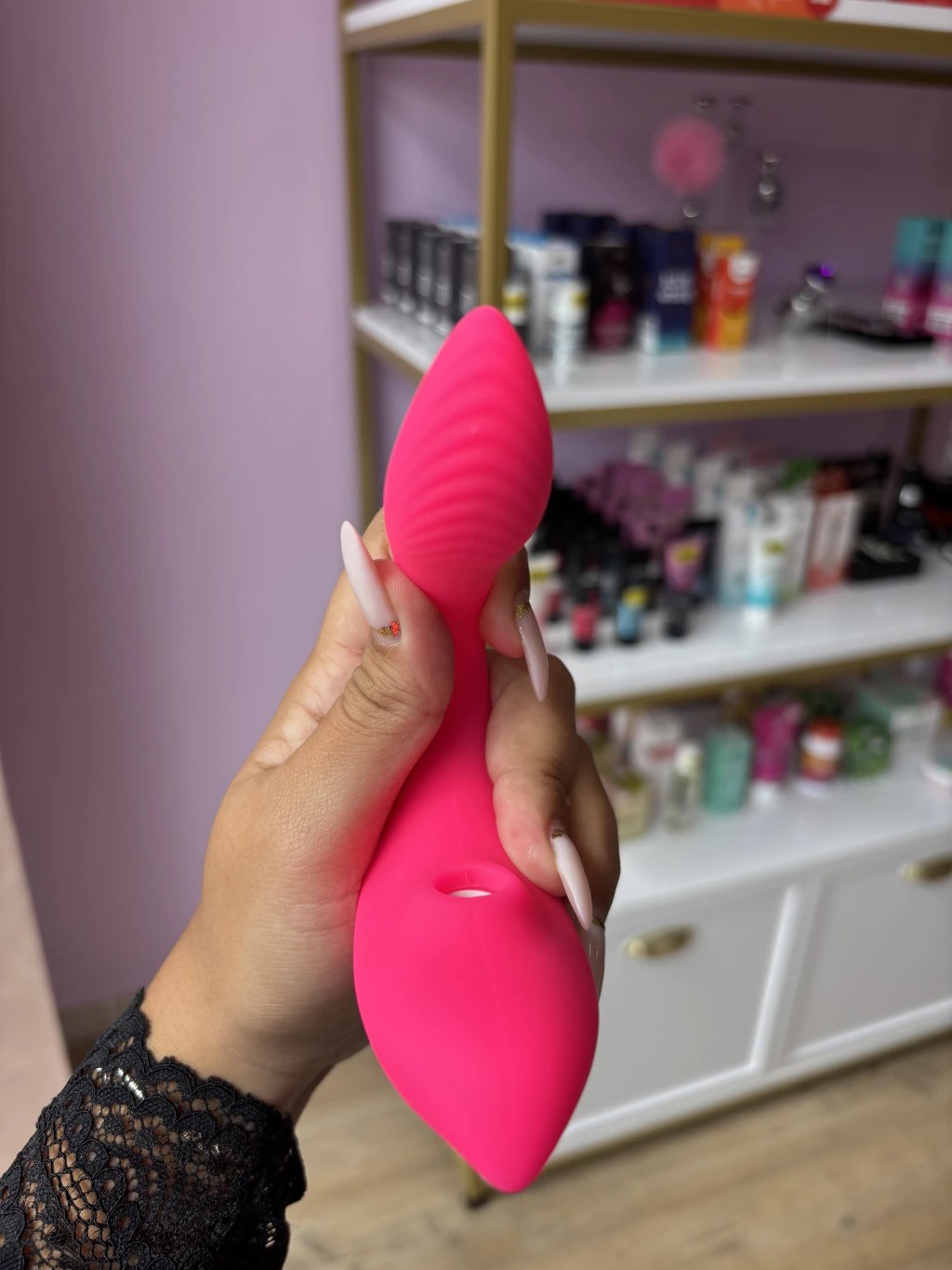 Vibrador de Casal Controlado por App - Roxo