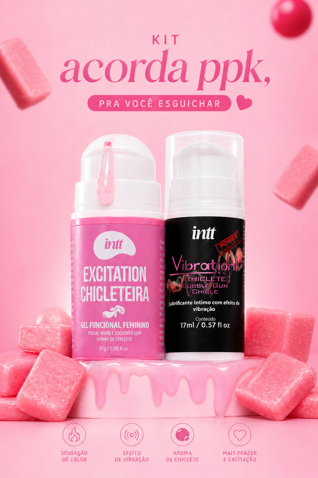 Kit Acorda PPK - Chicleteira e Vibration Intt