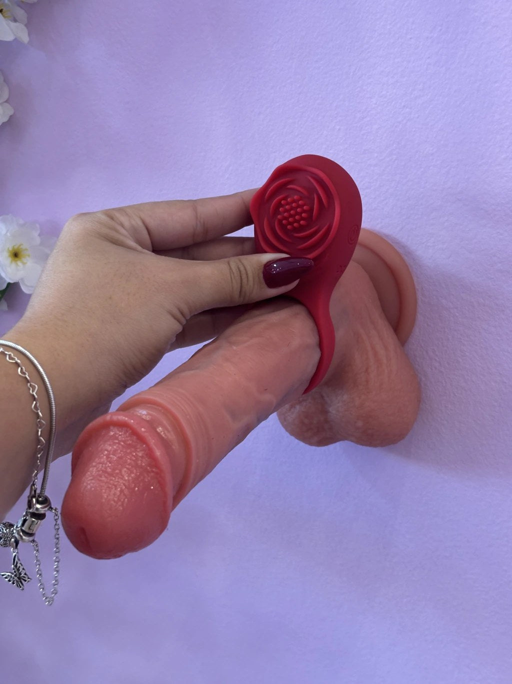 Anel Peniano com Vibrador por App