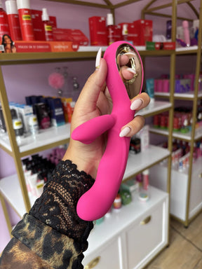 Vibrador Ponto G com Estimulador de Clitóris - Sex Angel II
