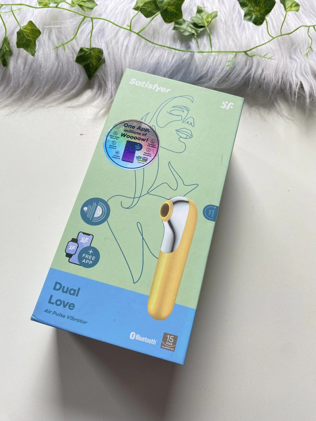 Satisfyer Dual Love - Sugador de Clítoris e Ponto G a Longa Distância