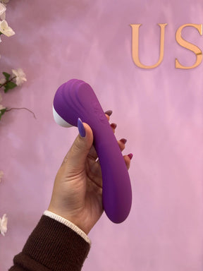 Vibrador Ponto G e Clitóris com Pulsação - Recarregável