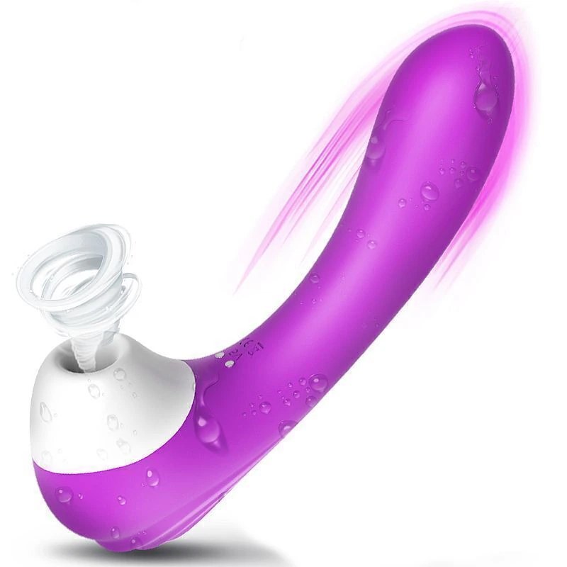 Vibrador Ponto G e Clitóris com Pulsação - Recarregável
