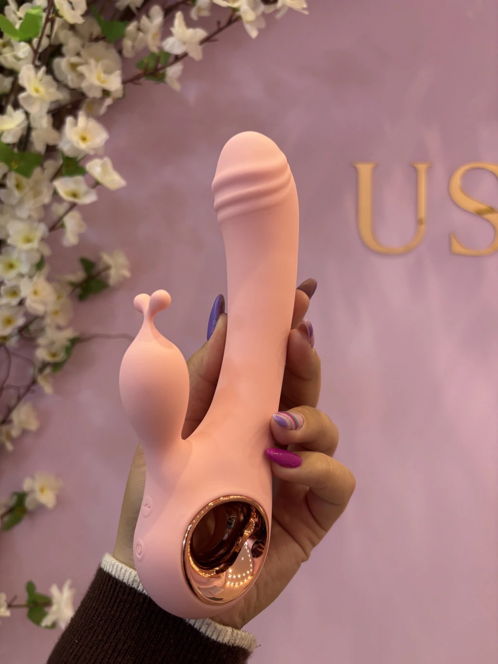 Vibrador Rabbit com Estimulador Clitoriano